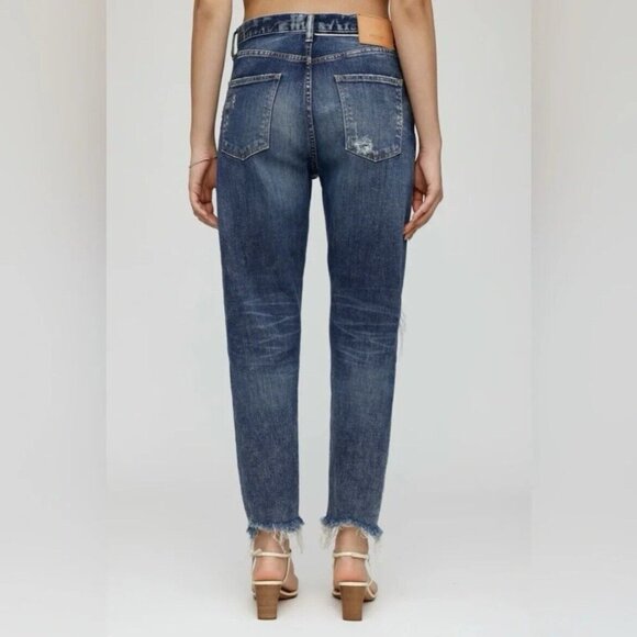 MOUSSY Vintage Adrian Friend Jeans Jean Blue Distressed Size 25 - Picture 11 of 11